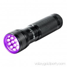 OxyLED 12 Ultraviolet LED UV Light, Pet Urine Stain Detector Blacklight Flashlight (AAA Batteries Inclued)
